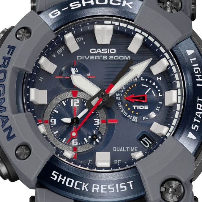 Royal Navy x G-Shock Frogman GWF-A1000RN-8A Dial