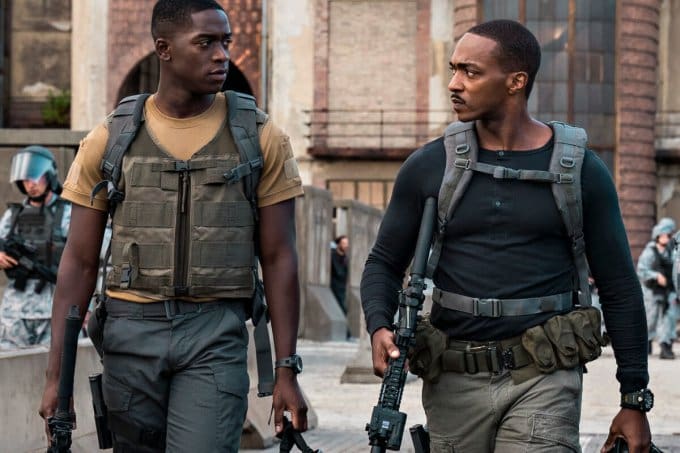 Anthony Mackie wears Casio G-Shock Mudmaster GWG-1000 Watch in Outside the Wire