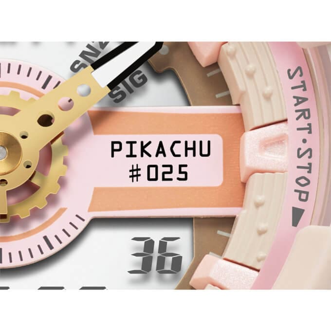 Pikachu x Baby-G BA-110PKC-4A Dial