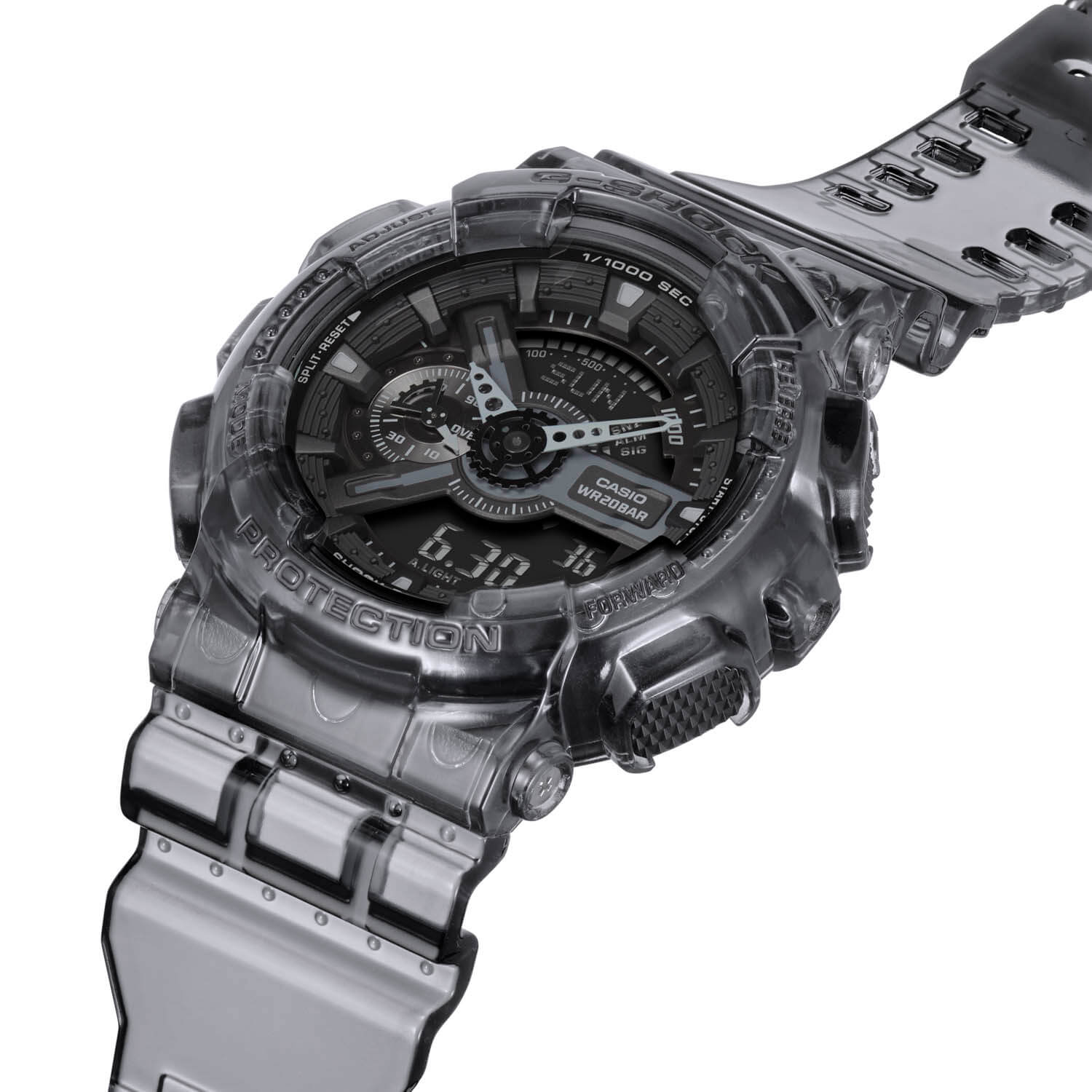 Casio G-Shock Reloj Skeleton Series GA-2100SKE-7AJF Hombre Transparente,  Moderno