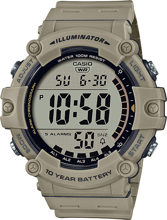 AE1500WH-8BV, Illuminator Dark Grey Digital Watch