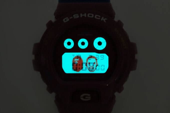 A Bathing Ape (BAPE) x Kid Cudi x G-Shock DW-6900 EL Backlight