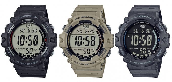 Casio AE-1500WH: Wide Face with 10-Year Battery & 100M WR