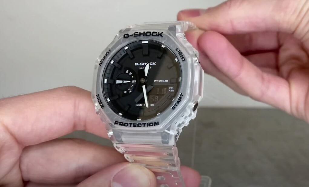 Transparent G-Shock GA-2100SKE-7A Videos by G-Shock Drops