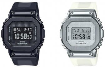 G-Shock GM-S5600SB-1 and GM-S5600SK-7