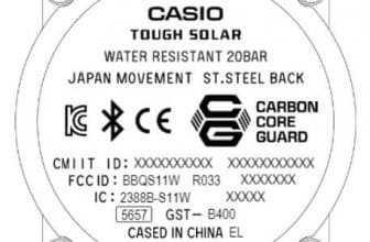 G-Shock G-STEEL GST-B400 Case Back
