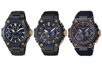 G-Shock MR-G for 2021: MRG-B1000BA-1A, MRG-B2000B-1A, MRG-B2000R-1A