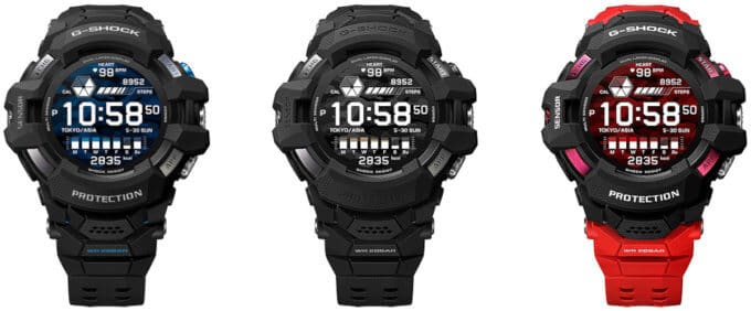 G-SHOCK GSW-H1000 WEAR OS SMARTWATCH: GSW-H1000-1 GSW-H1000-1A GSW-H1000-1A4, Japan: GSW-H1000-1JR GSW-H1000-1AJR GSW-H1000-1A4JR