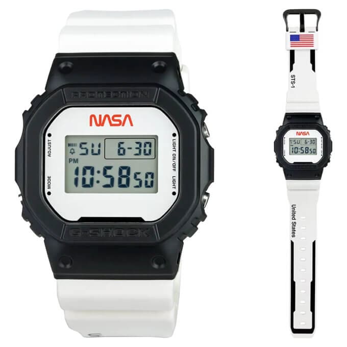 NASA x G-Shock DW5600NASA21-1 for First Space Shuttle Launch 40th Anniversary OV-102 STS-1