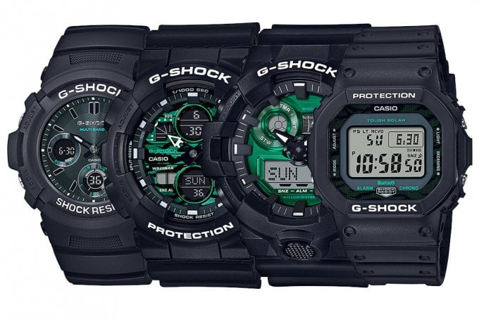 G-Shock Metallic Green Series