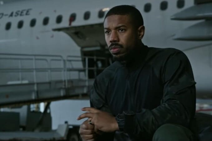 Michael B. Jordan wears G-Shock GW-7900B-1 Wristwatch in Tom Clancy's Without Remorse