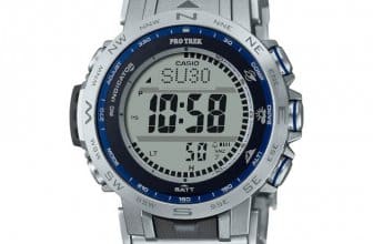 Pro Trek PRW-31YT-7 PRW-31YT-7JF: "K2 Blue" with titanium band and sapphire crystal