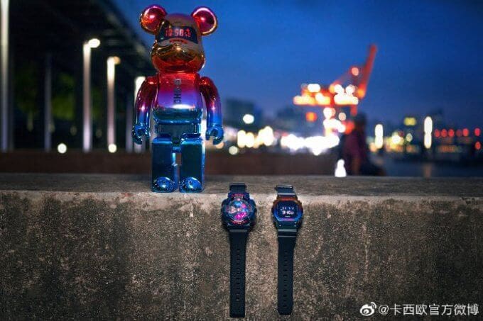 BE@RBRICK G-SHOCK SHANGHAI NIGHT LARGE DOLL