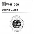 G-Shock GSW-H1000 English Manual