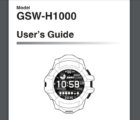 G-Shock GSW-H1000 English Manual