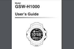 GSW-H1000 with Wear OS Instruction Manual now available (and more info on Timepiece mode)