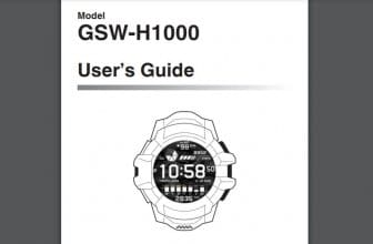 G-Shock GSW-H1000 English Manual