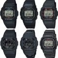 G-Shock 5000/5600 Module Update "U" Series: GW-5000U-1, GW-M5610U, GW-S5600U, G-5600UE