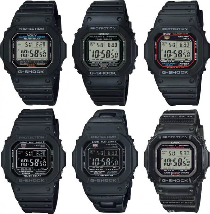 G-Shock 5000U/5600U/5610U Updated Module "U" Series: GW-5000U-1, GW