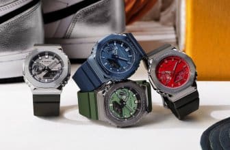 G-Shock GM-2100 Metal-Covered Stainless Steel "CasiOak"