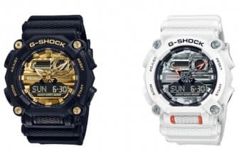 G-Shock GA-900AG-1A and GA-900AS-7A with Metallic Dial