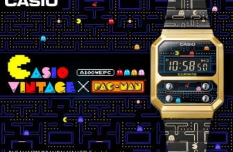 Pac-Man x Casio A100WEPC-1B Collaboration Watch