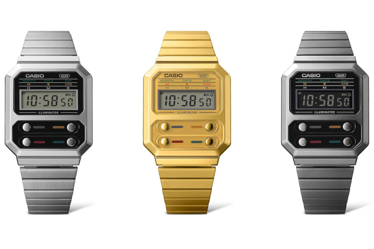 Casio Vintage Revival Gold Digital Watch