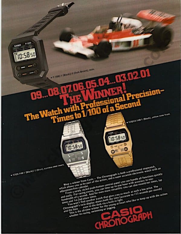 New Casio A100 is a tribute to the F-100 watch from "Alien" - G-Central ...