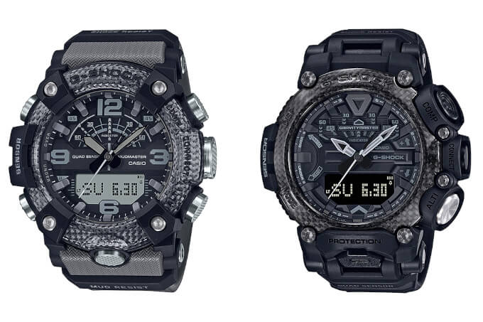 G-Shock Mudmaster GG-B100-8A & Gravitymaster GR-B200-1B