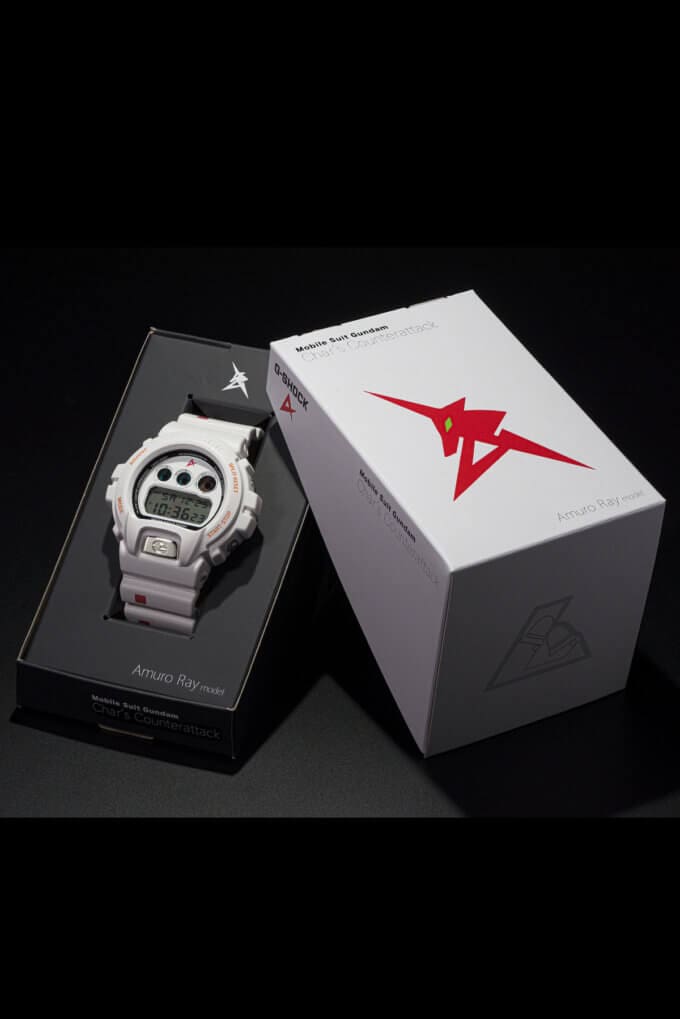 Gundam Fan Club G-Shock DW-6900 Amuro Ray Model Box