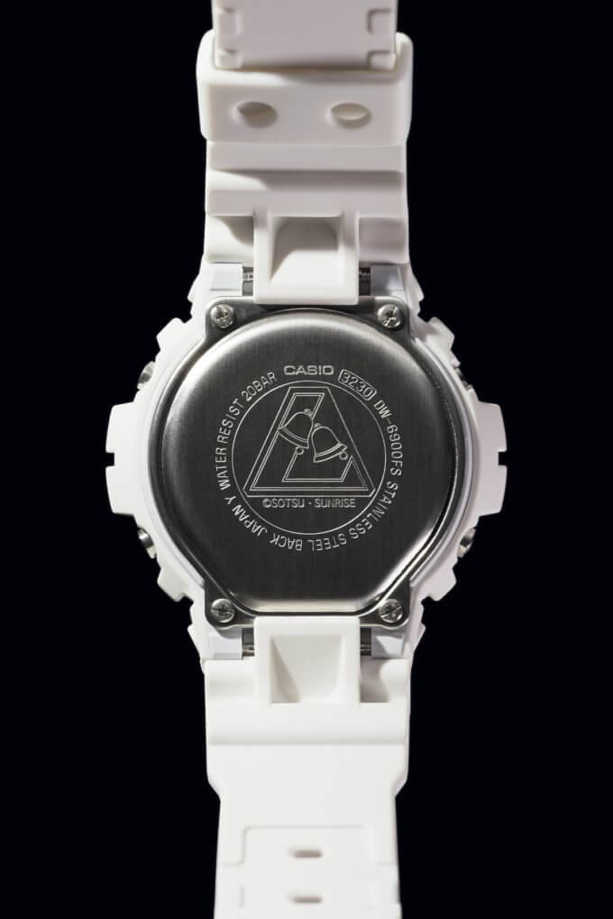 Gundam Fan Club G-Shock DW-6900 Amuro Ray Model Londo Bell Case Back