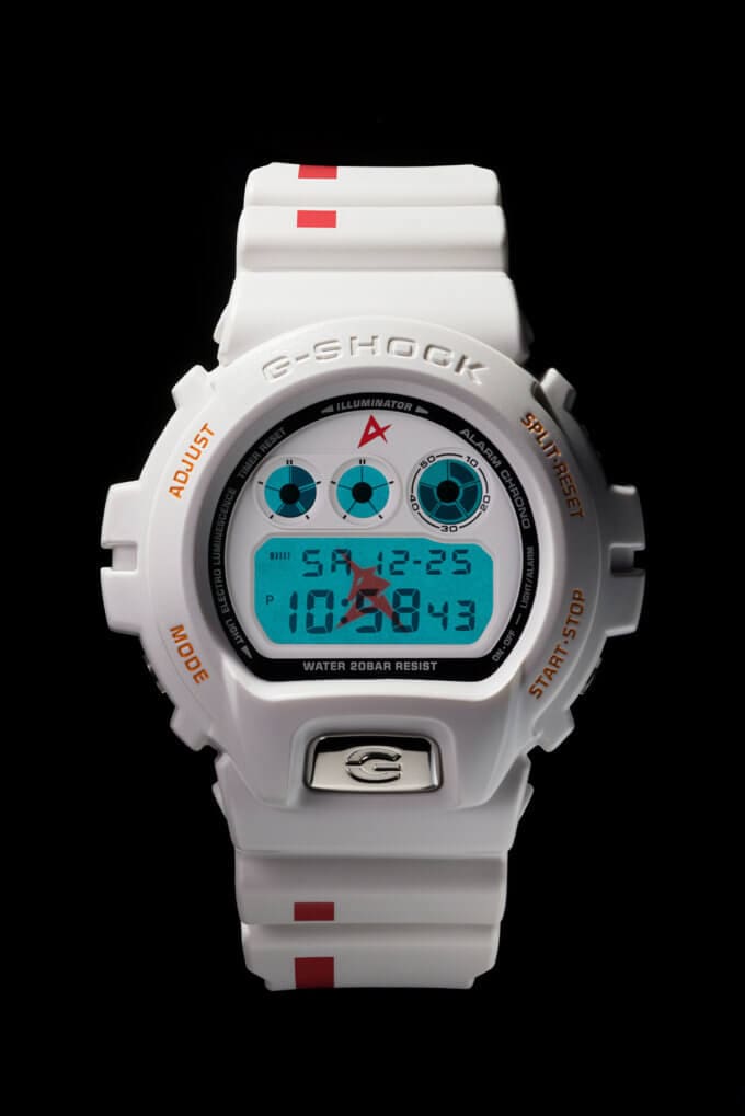 Gundam Fan Club G-Shock DW-6900 Amuro Ray Model EL Backlight