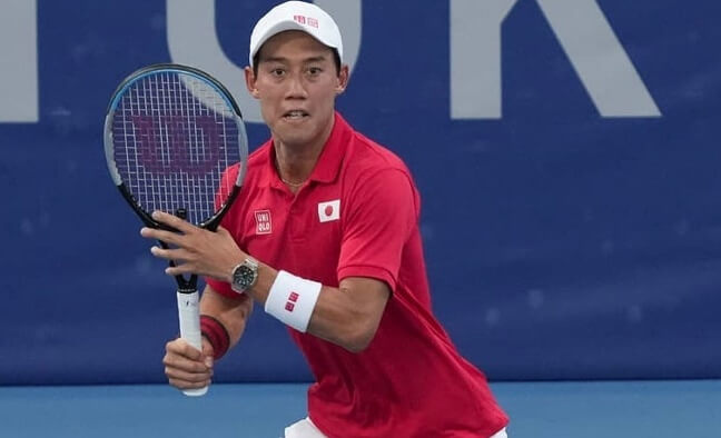 Tennis player Kei Nishikori wears G-Shock at Tokyo Olympics 2020