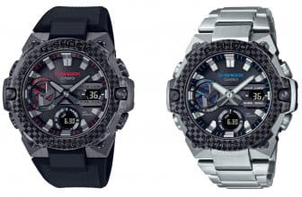 G-Shock GST-B400X-1A4 and GST-B400XD-1A2: Slimmest G-STEEL watches with carbon fiber bezel