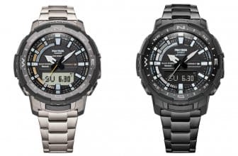 Pro Trek PRT-B70T-7 PRT-B70YT-1 with Titanium Band