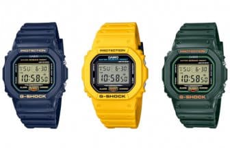 G-Shock Color Origin Squares: DW-5600RB-2 DW-5600RB-3 DW-5600REC-9
