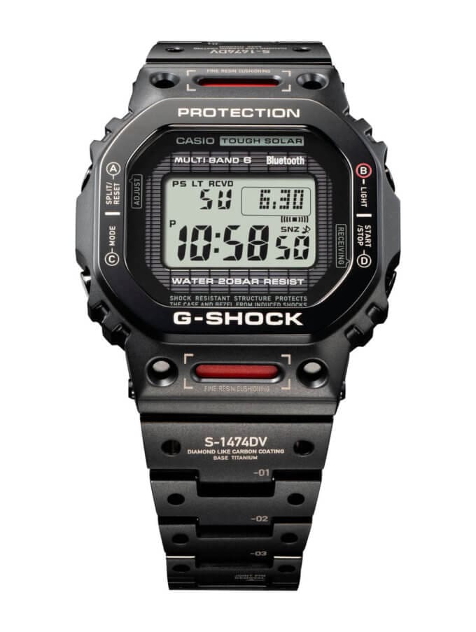 Mech-inspired titanium G-Shock GMW-B5000TVA-1 (Titanium Virtual Armor) 