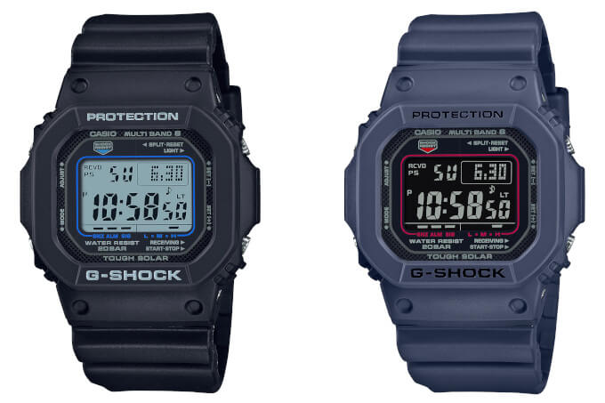 More G-Shock GW-M5610U Models: GW-M5610U-1C and GW-M5610U-2