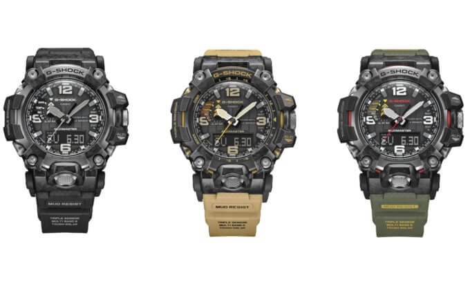 G-Shock Mudmaster GWG-2000: GWG-2000-1A1, GWG-2000-1A5, GWG-2000-1A3