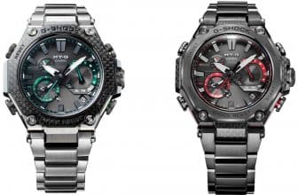 G-Shock MTG-B2000XD-1A and MTG-B2000YBD-1A with Carbon Fiber Exteriors