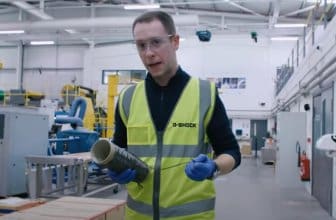 Casio U.K. visits the Toray carbon fiber factory