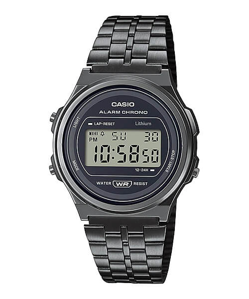 Casio cheap a158 black