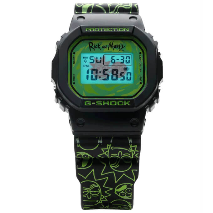Rick and Morty x G-Shock DW5600RM21-1 EL Backlight