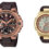 Mars and Venus Concept Pair: Copper G-Shock GST-B400MV-5A and Gold Baby-G MSG-B100MV-5A