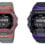 G-Shock G-SQUAD GBD-200SM: Skeleton bezel and band parts with orange and purple inner cases