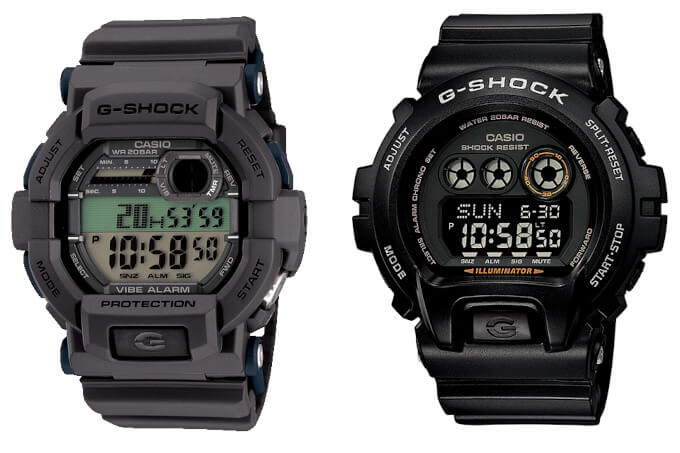 G-Shock GD-350 and GD-X6900 with CR2032 Battery