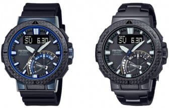 Pro Trek PRW-73X-1 and PRW-73XT-1 with Carbon Fiber Bezel