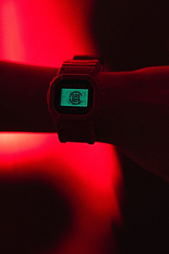 CLOT x G-Shock DW-5600BBN EL Backlight