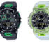 G-Shock GBA-900SM-1A3 & GBA-900SM-7A9 connected step-counting watches in skeleton black-green and white-green