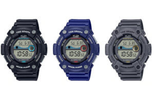 Casio WS-1300H with Tide and Moon Graph and 10-Year Battery